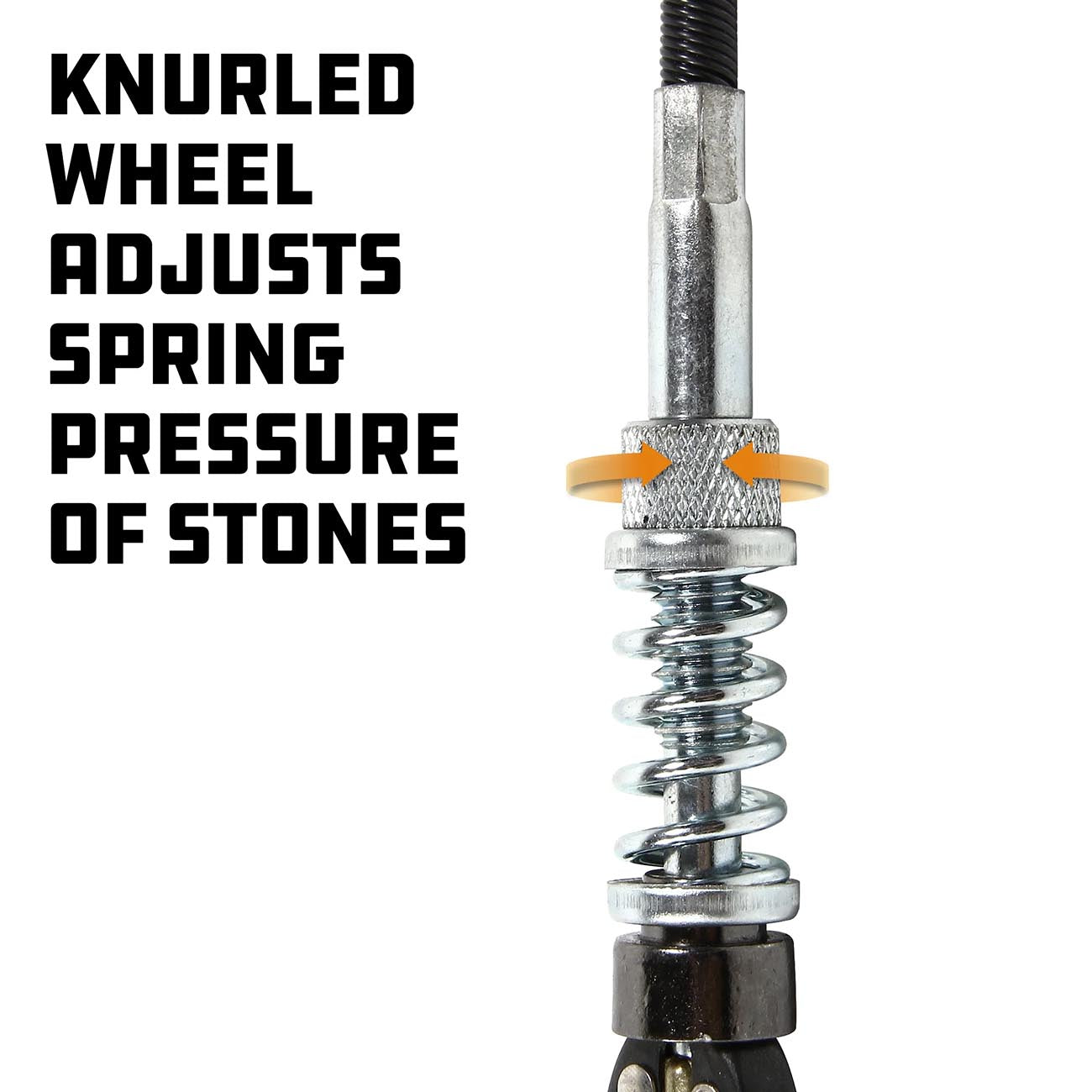 Powerbuilt Disk Brake Cylinder Hone 3/4 Inch to 2-1/4 Inch, 3 Piece 1-1/8 Inch Lenght #220 Medium Grit Stones Included, Adjustable Tension - 648401