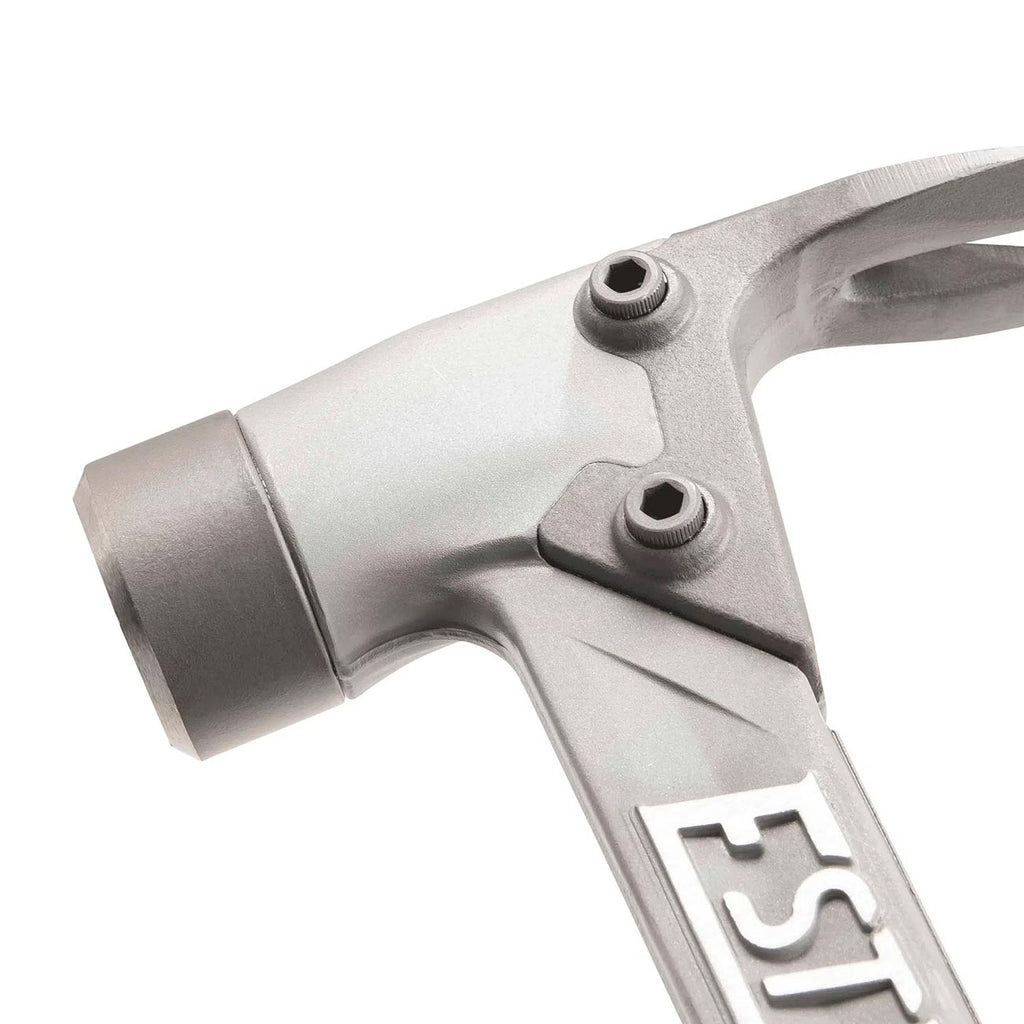 ESTWING AL-PRO Aluminum Framing Hammer - 14 oz Straight Rip Claw with Smooth Face & Shock Reduction Grip - ALBL , Blue