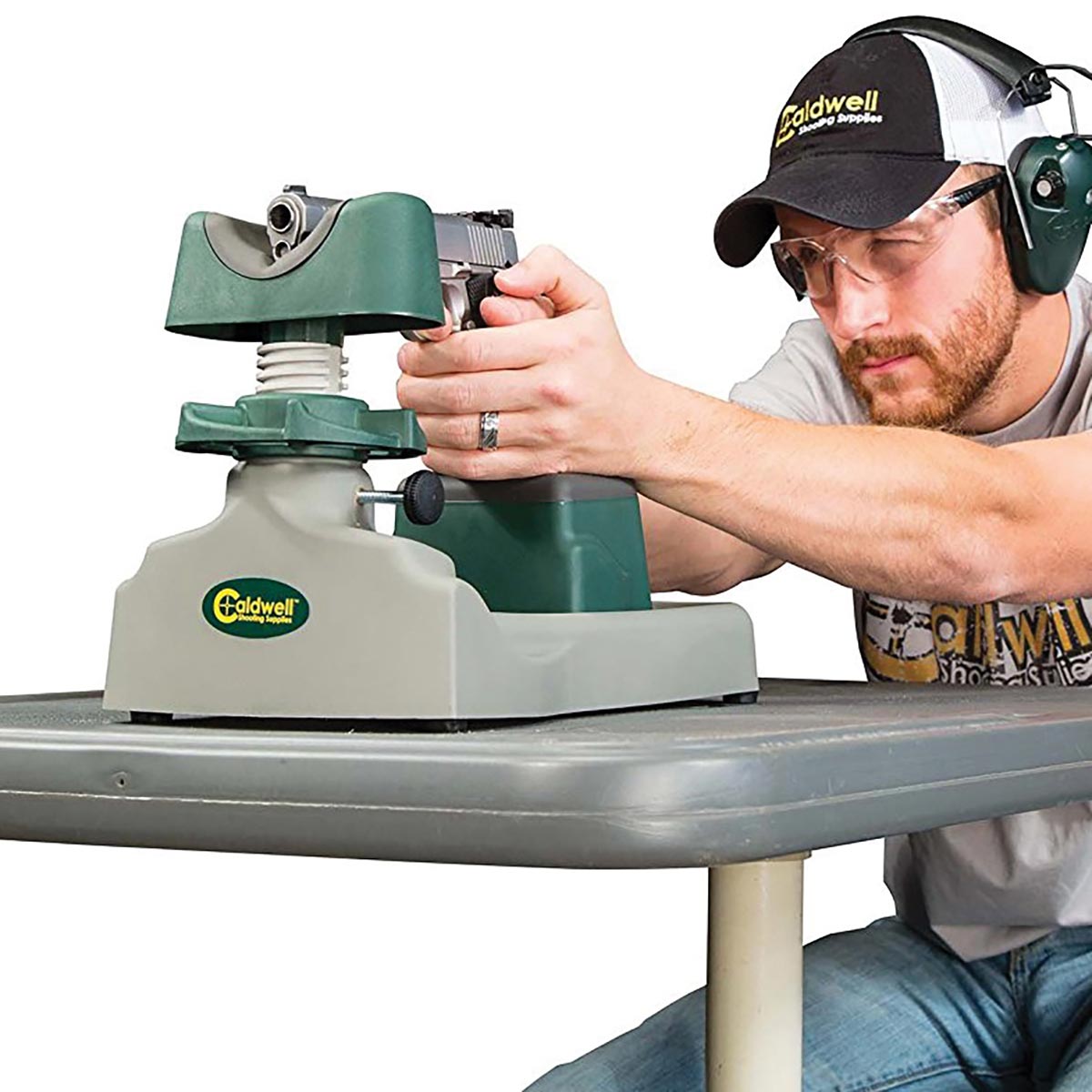 Caldwell Pistolero 562771 with Vertical and Horizontal Adjustments and Durable Construction for Pistols, Range, Sight In Outdoors and Precision Shooting