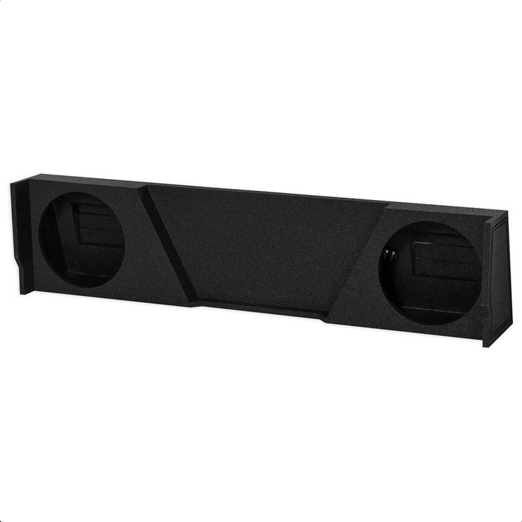 QPower QBGMC12 2007 HT QBomb Under Seat 12 Inch Subwoofer Enclosure Speaker Box with 5.5 Inch Mount for 2007 to 2013 GMC & Chevy Extended Cab Trucks