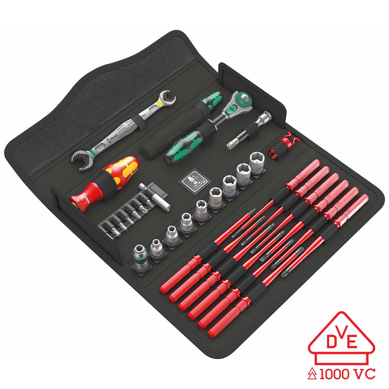 Wera 5135870001 Kraftform Kompakt W 2 Maintenance, 35 Pieces