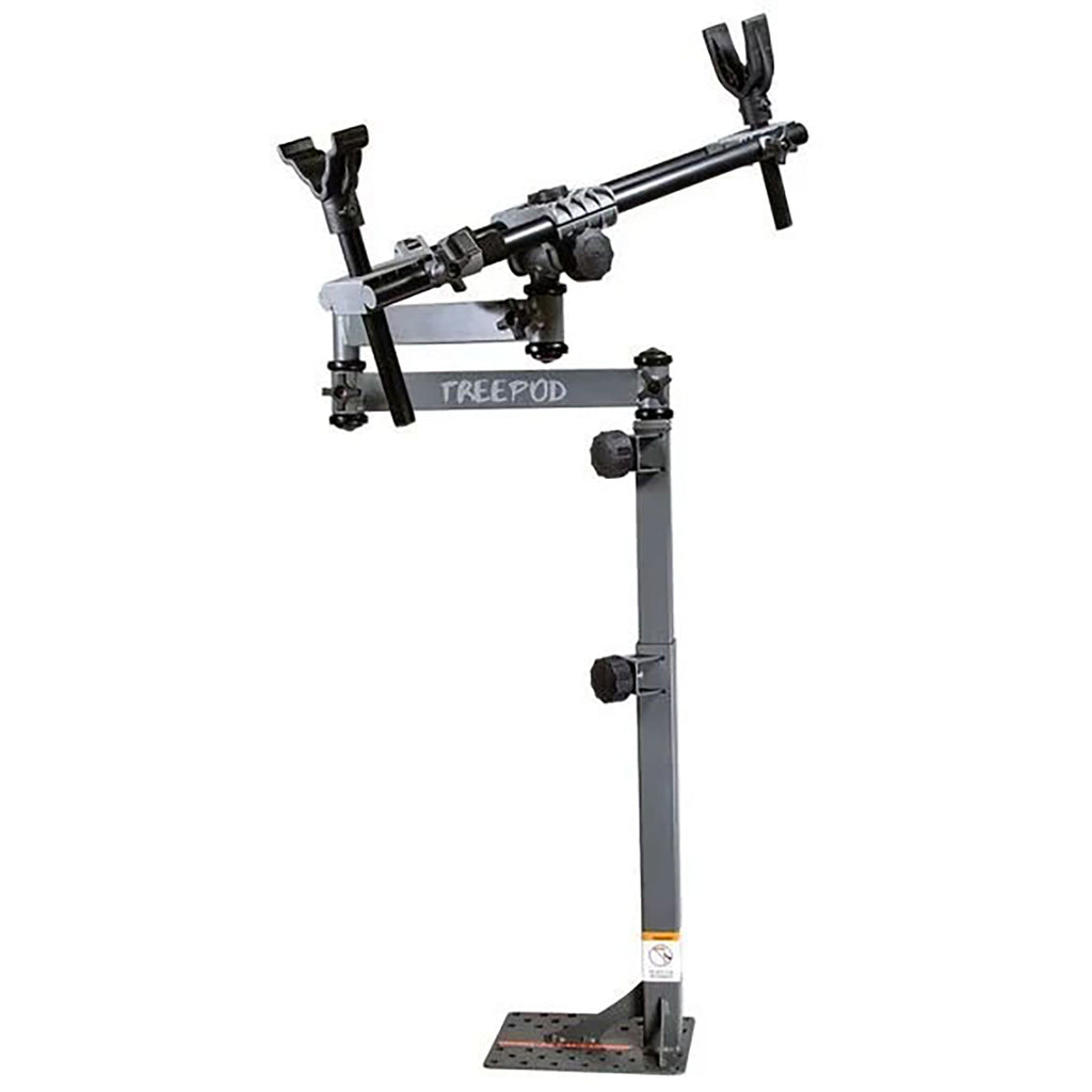 BOG TreePod Hunting Rest with Maximum Shooting Stability, Non-Marring Hands-Free Gun Rest, Adjustable Height, Ambidextrous, Tilting Frame, and Durable Design for Hunting, Shooting, and Outdoors