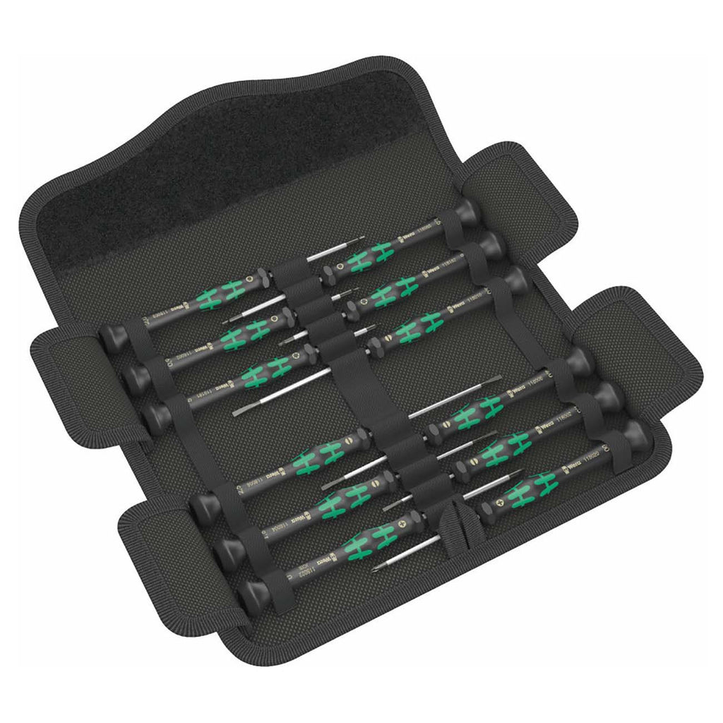 Wera 05073675001 Micro Precision Screwdriver Set – 12-Piece, High-Quality Mini Screwdriver Kit