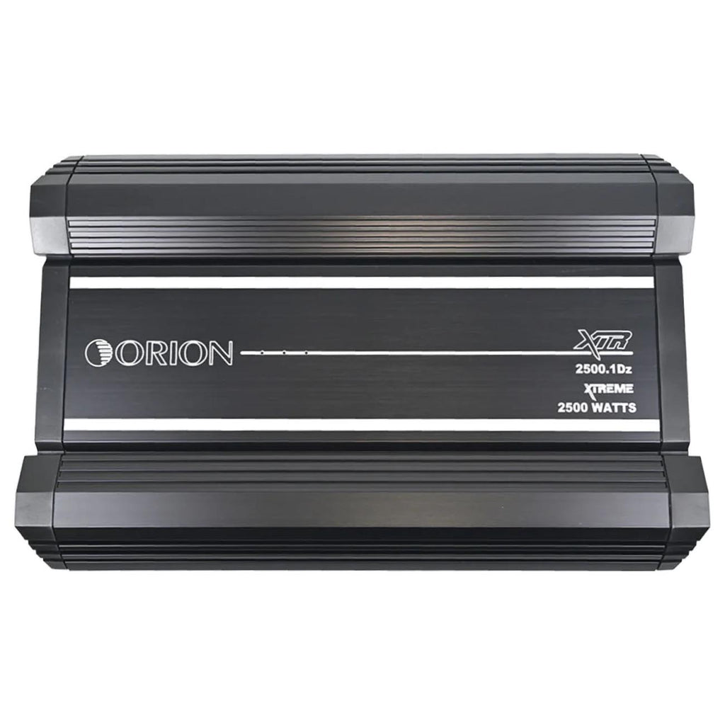 Orion XTR Series XTR2500.1DZ High Power Monoblock Class-D Car Amplifier - 2500W RMS, 1-Ohm Stable, Low-Pass Crossover, Bass Boost Control, MOSFET Power Supply, Bass Knob Included, Made in Korea