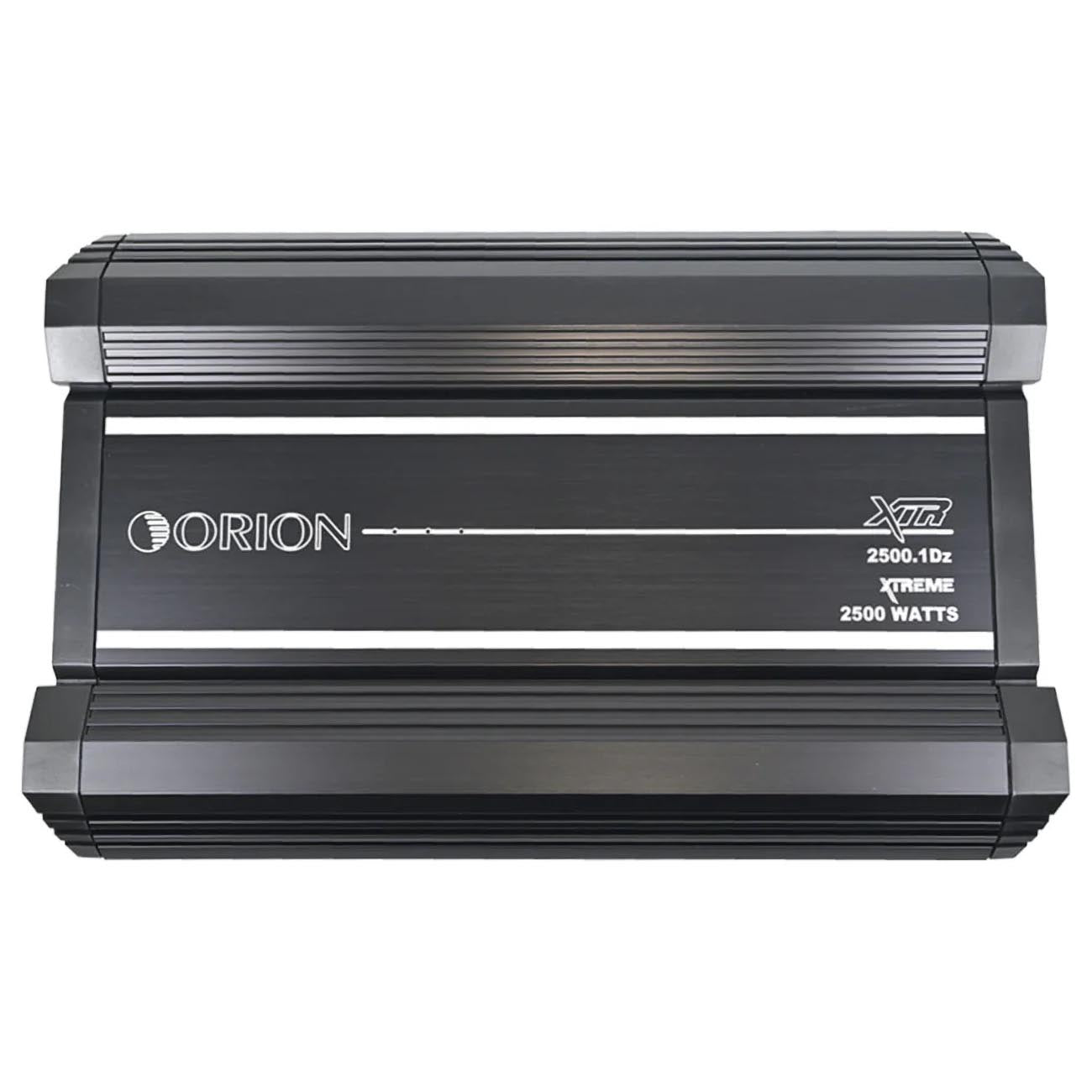 Orion XTR Series XTR2500.1DZ High Power Monoblock Class-D Car Amplifier - 2500W RMS, 1-Ohm Stable, Low-Pass Crossover, Bass Boost Control, MOSFET Power Supply, Bass Knob Included, Made in Korea