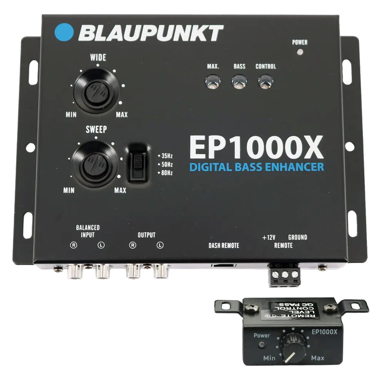 Blaupunkt EP-1000XPRO Digital Bass Enhancer - Digital Signal Processor for Boosting Bass (Includes Dash Mount Control Knob)