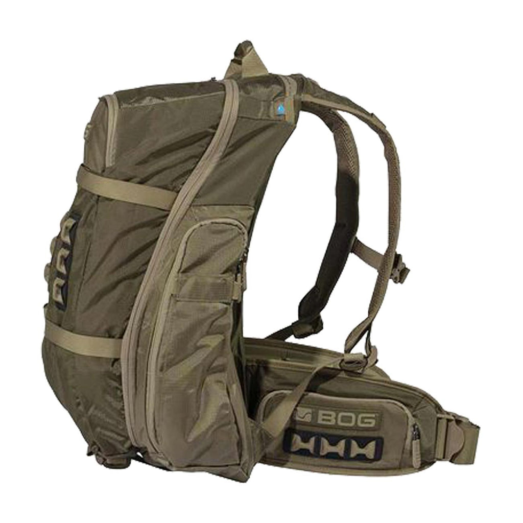 BOG Day Pack Bag with Detachable Carry Boot and Rain Cover, Lightweight Ripstop, Heavy-Duty, Large Capacity, for Hunting, Outdoors, EDC