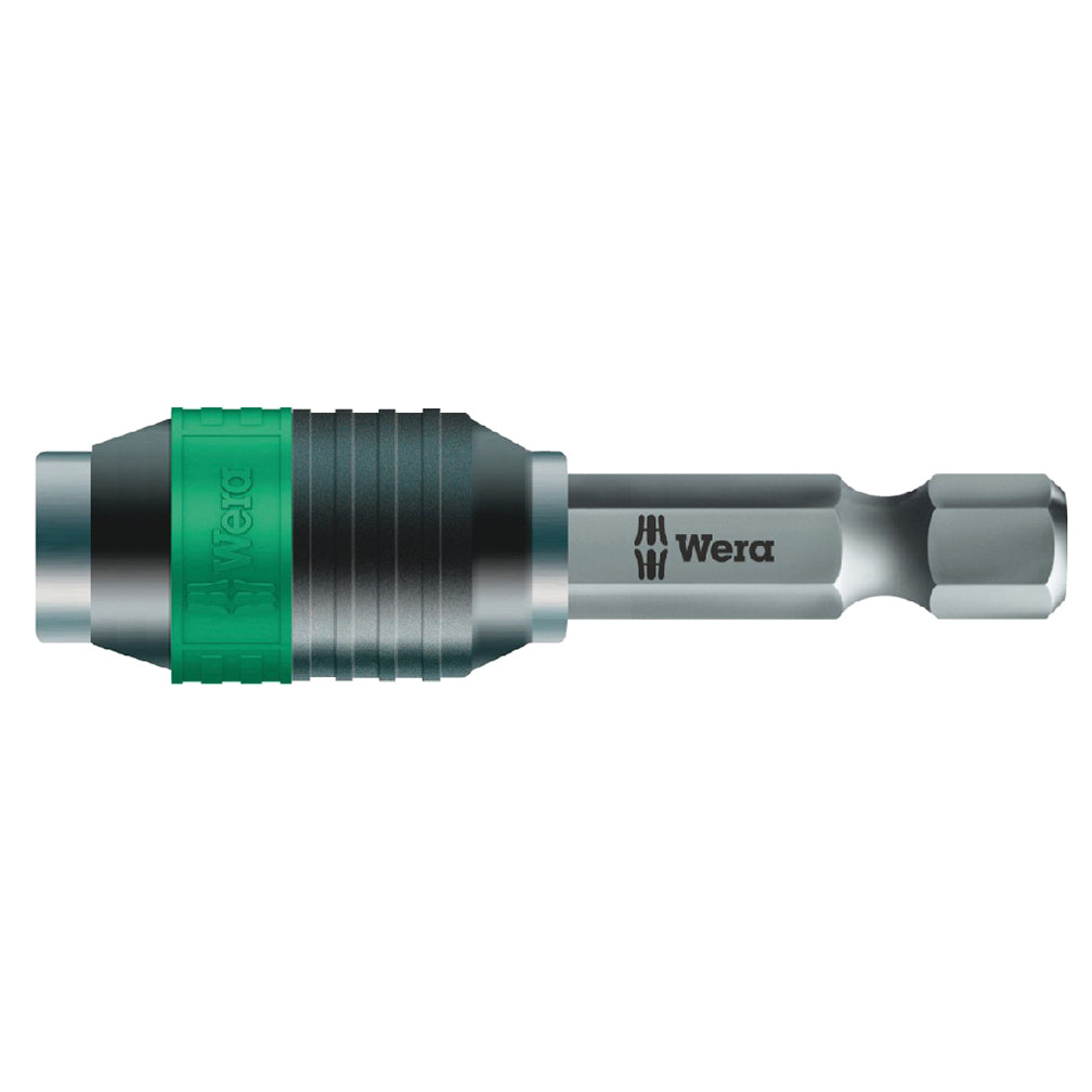 Wera - 5052502001 889/4/1 K Rapidaptor Universal Bit Holder for 1/4" Hex Drives, 2" Long