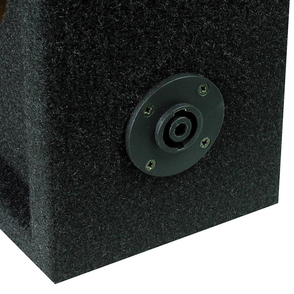 Q Power Car Audio Subwoofer Enclosure Box Chuchero for 10" Mids and 3" Tweeters