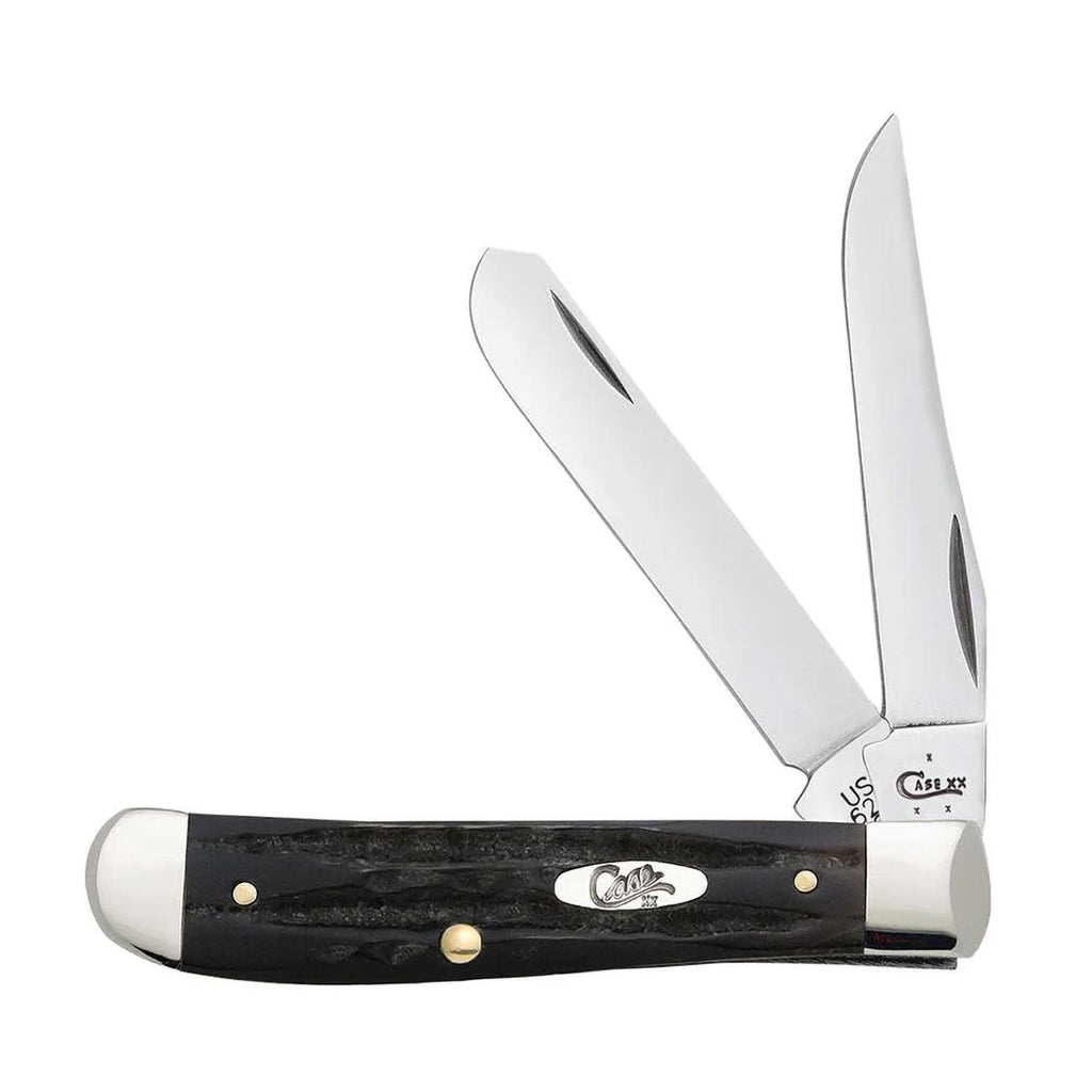 CASE XX WR Pocket Knife Jigged Buffalo Horn Mini Trapper Item #65016 - (Bh207 SS)