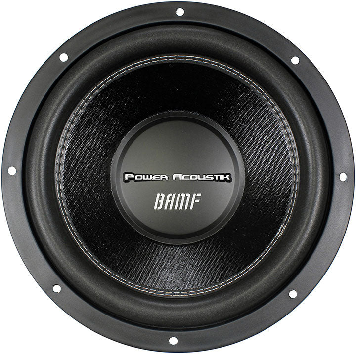 Power Acoustik BAMF-124 BAMF Series Subwoofer (12", 3,500 Watts max, Dual 4Ω), Black