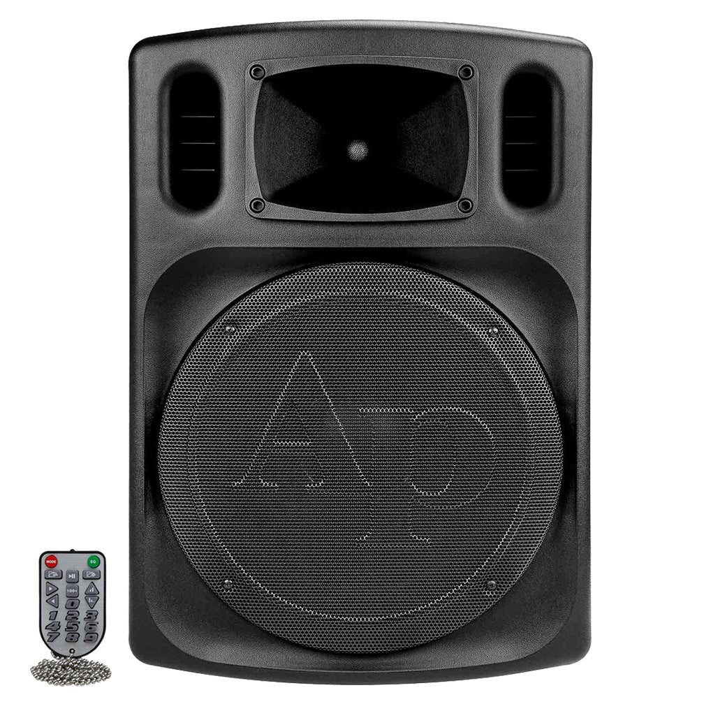 Audiopipe DJAP1580BT 15 Professional Loudpeaker Bluetooth Fm Tuner Usb/sd Remote