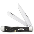 Case WR XX Pocket Knife Rough Black Jigged Synthetic Trapper Item #18221 - (6254 SS