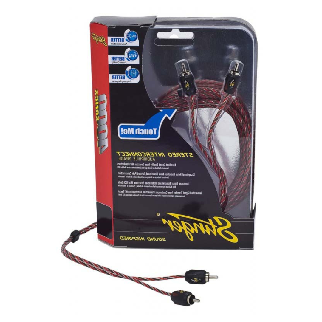 Stinger SI4217 17-Foot 2-Channel 4000 Series Interconnect RCA Cable Wire Red