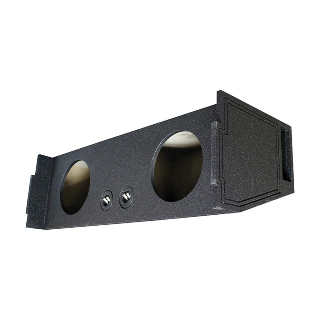 Rockville REC96 Dual 10" Ported Subwoofer Enclosure, Bed Liner Finish, Precision-Built, Space-Saving, for GM/Chevy SUV Audio Systems