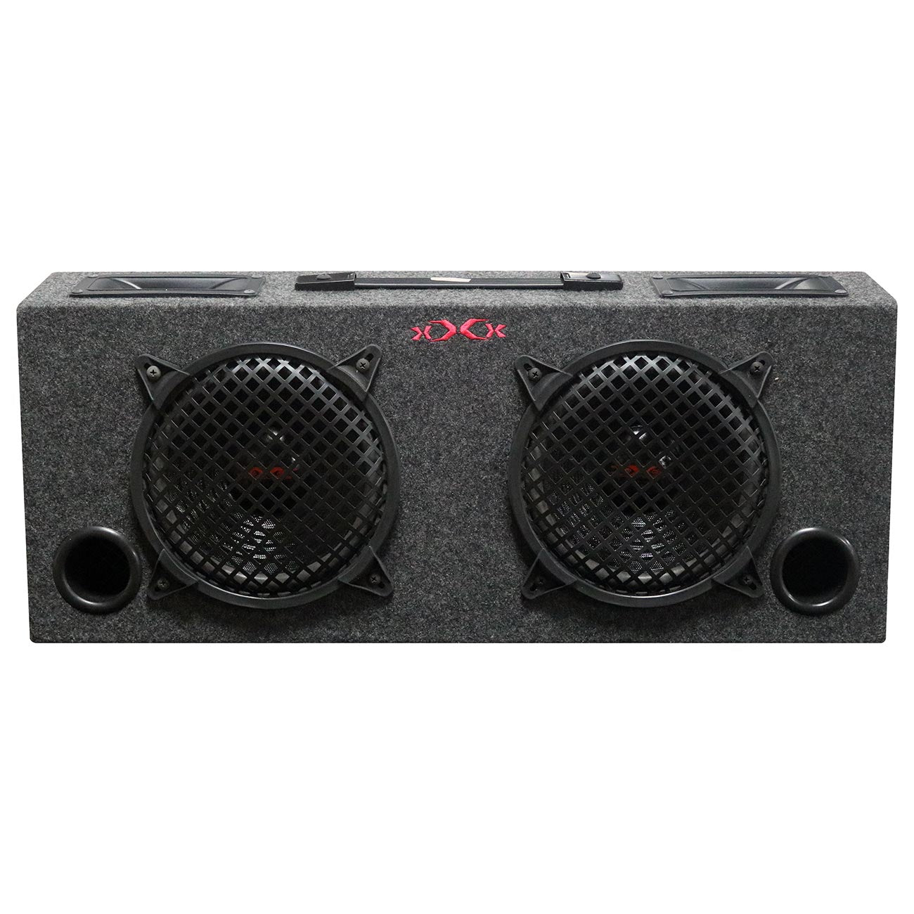XXX KIC80 Audio Dual 8″ Subwoofer Enclosure, 250W Max