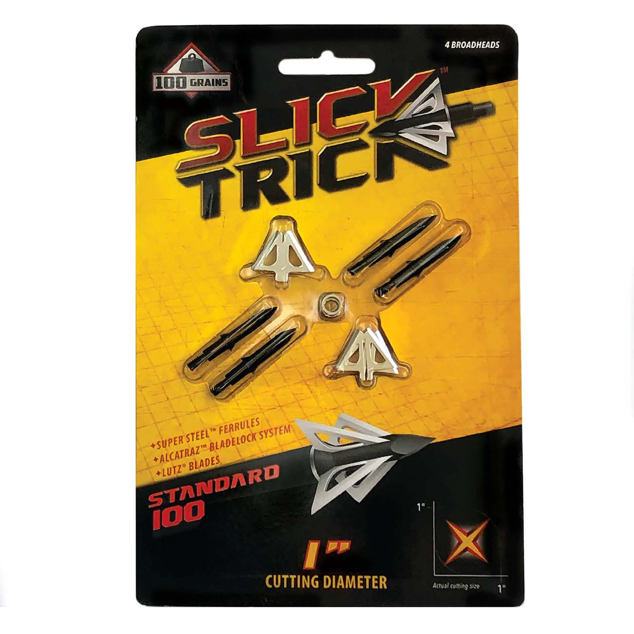 Slick Trick Broadheads - GrizzTrick - Standard - Magnum Pro Series Broadheads