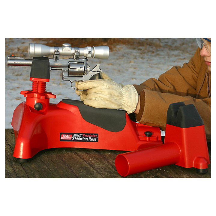 MTM PSR-30 Predator Shooing Rest for Rifle & Handguns, USA Made, Red