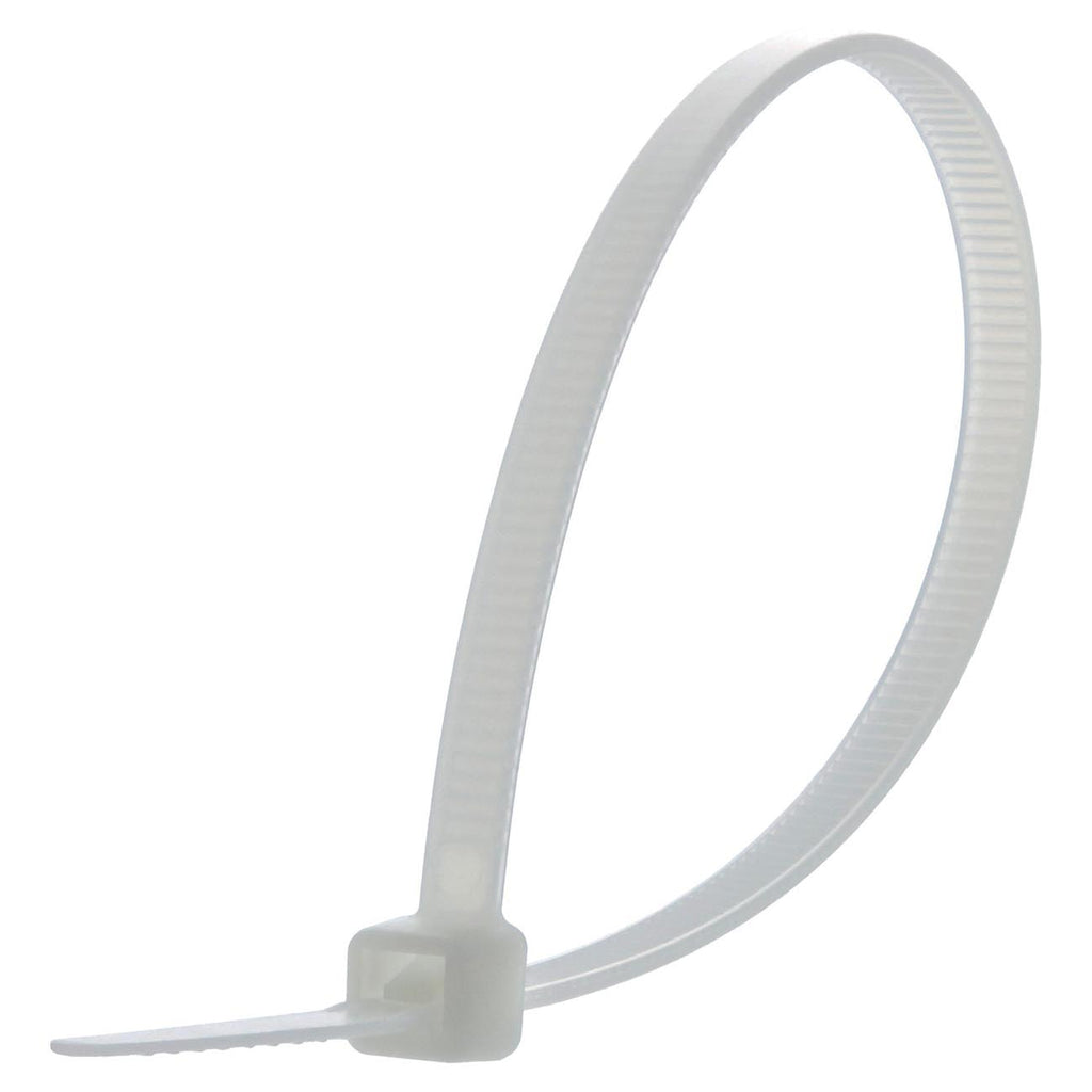 Installation Solution Multi Purpose White Cable Ties (bag of 100) (8")