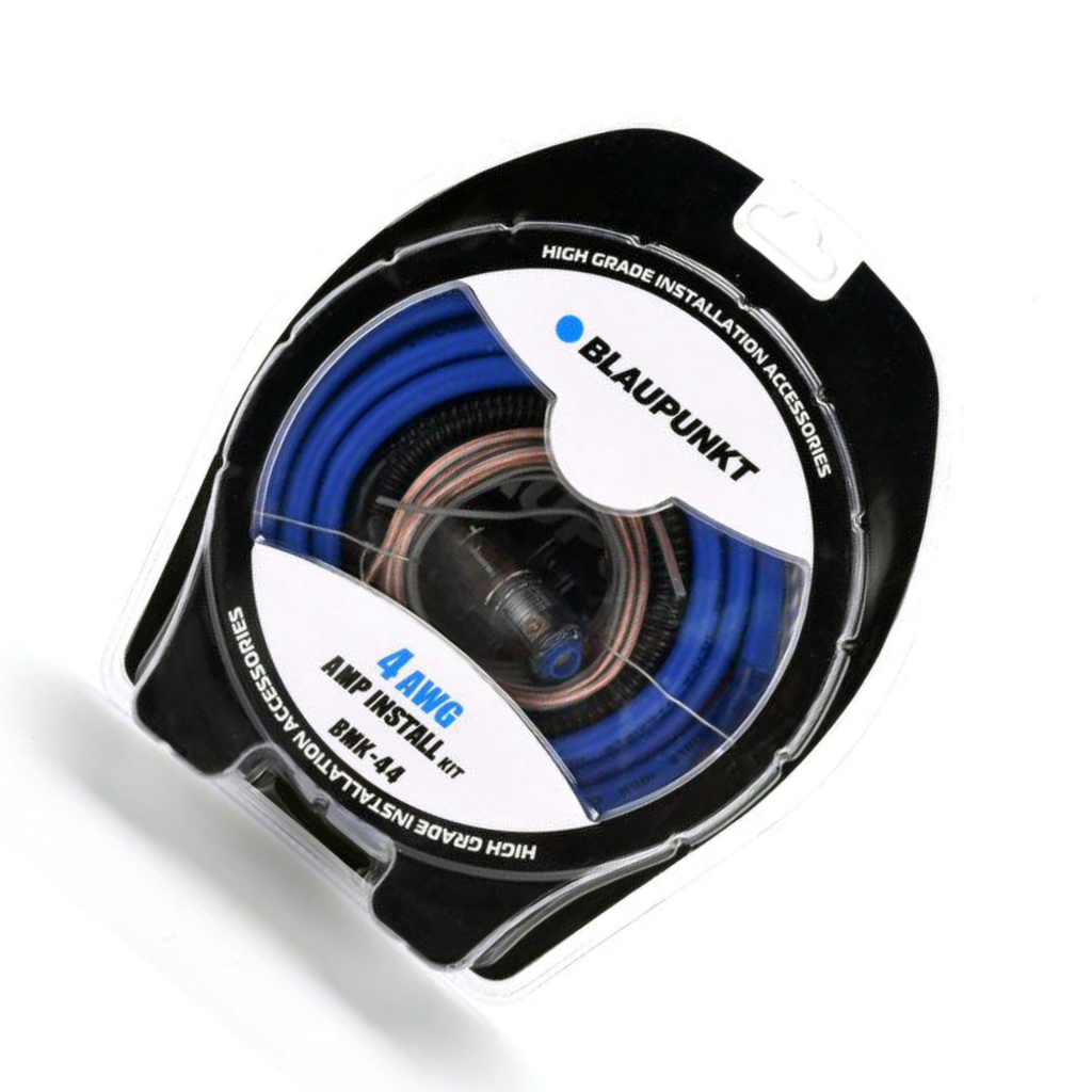 BLAUPUNKT BMK-44 Car Audio 4 AWG Gauge Complete Amplifier Installation Kit Sound System User Friendly Accessories