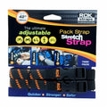 ROK Straps ROK-10306 Black/Orange 12" - 42" Pack Adjustable Stretch Strap