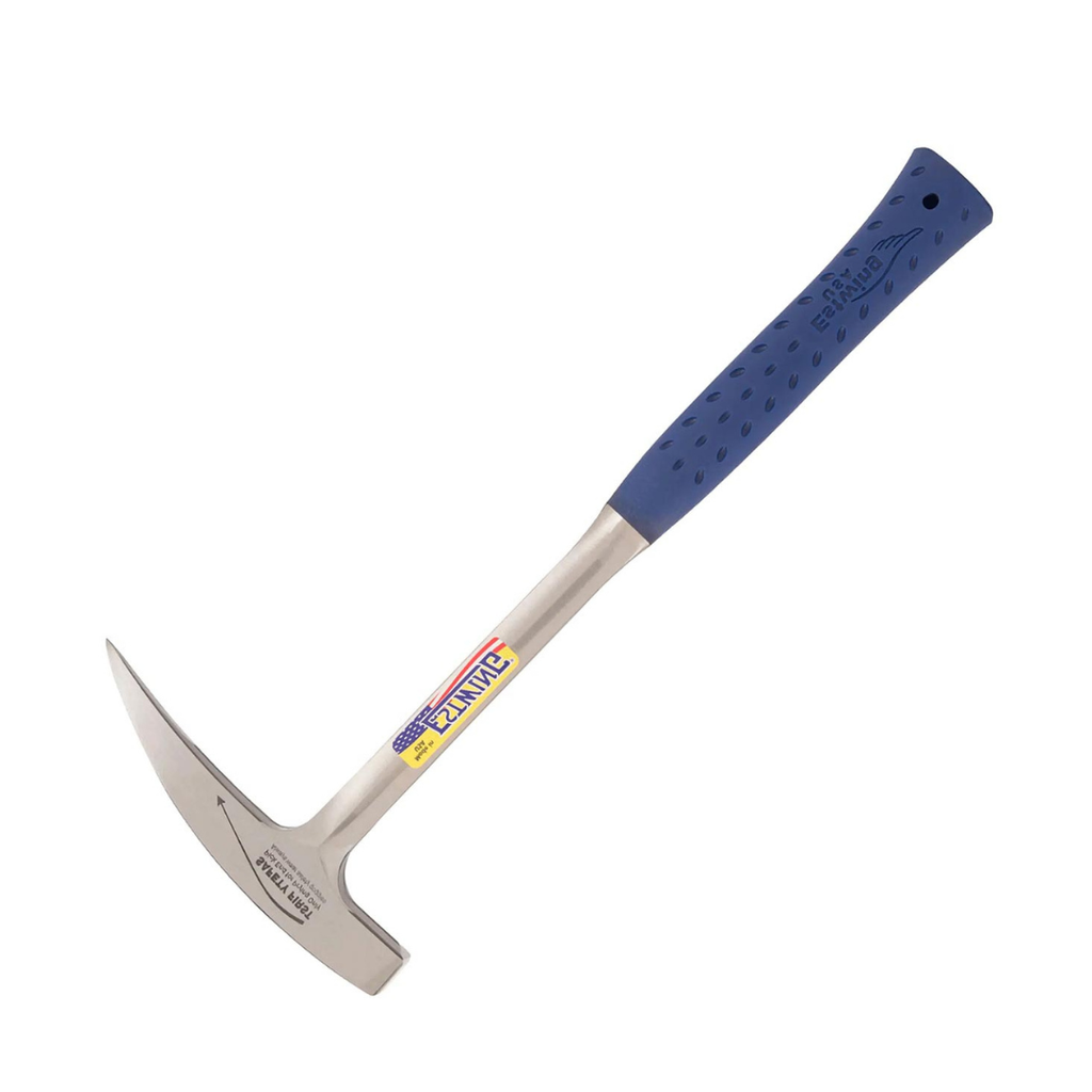 ESTWING Rock Pick - 22 oz Geology Hammer with Pointed Tip & Shock Reduction Grip - E3-23LP