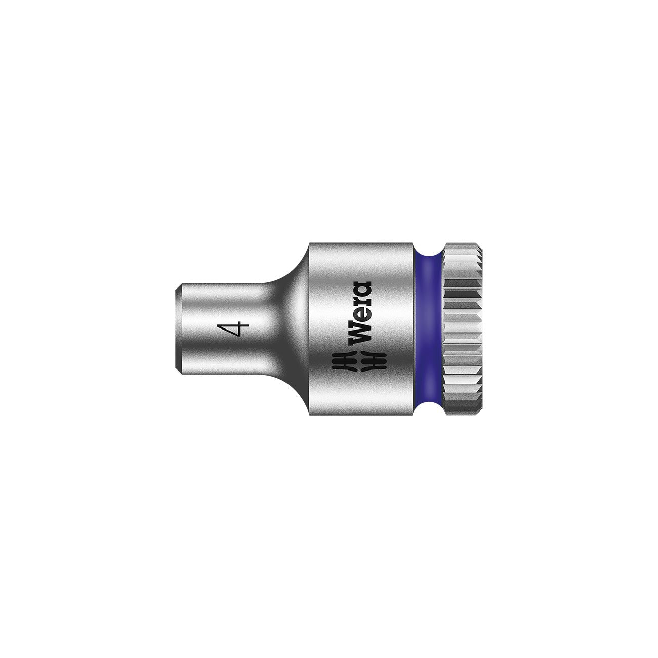 Wera - 5003501001 Zyklop 8790 HMA 1/4" Socket, Hex head 4mm x Length 23mm