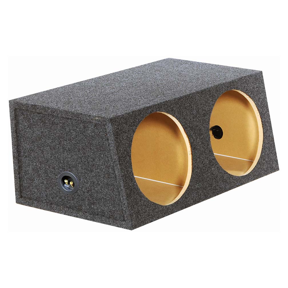 Qpower QHDBASS12 Empty Woofer Box [2]12 Qpower Angled Style [largebass12]