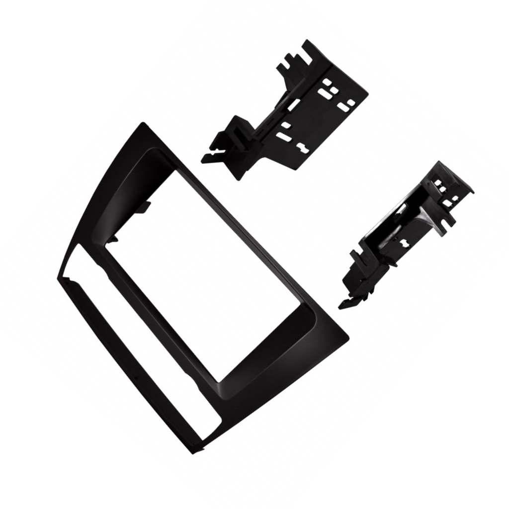 American International BMWK320 Double‑DIN Dash Installation Kit for Select 2006–2013 BMW 3 Series – Satin Black