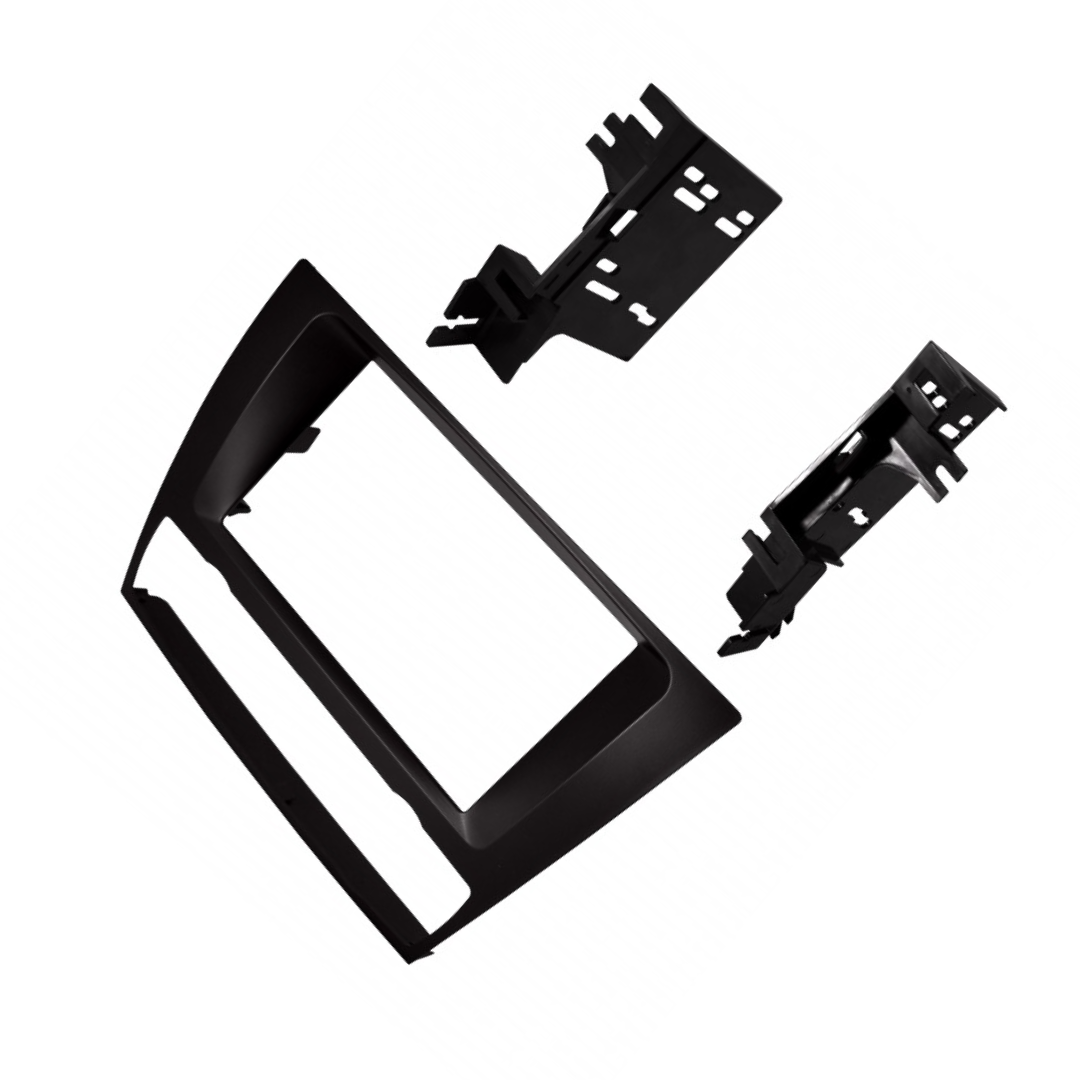 American International BMWK320 Double‑DIN Dash Installation Kit for Select 2006–2013 BMW 3 Series – Satin Black