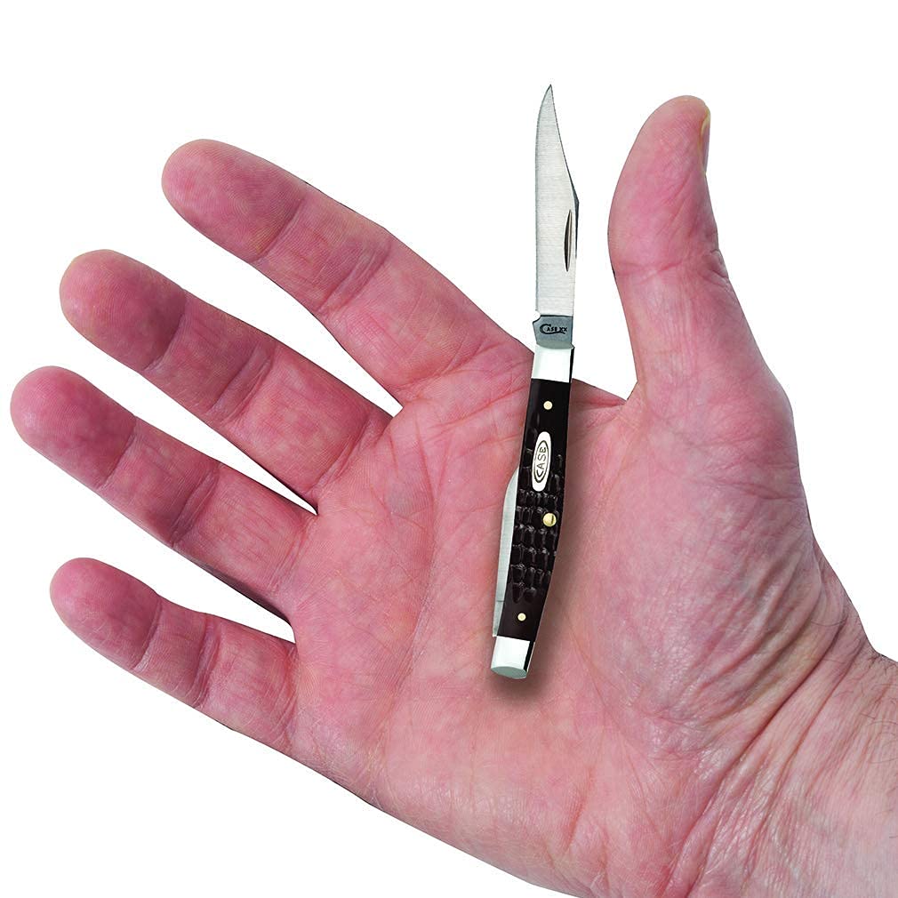 W. R. Case & Sons Small Pen Folding Pocket Knife CASE083 – 2-Blade Tru-Sharp Stainless Steel EDC Knife, Classic American Pocket Knife