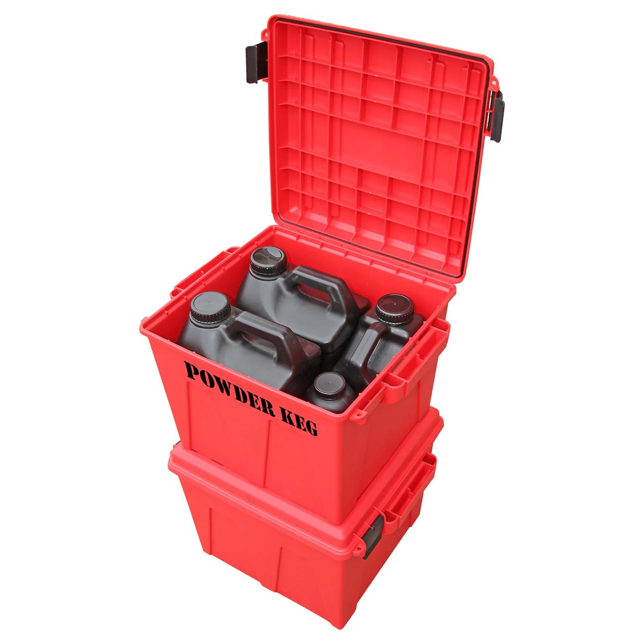 MTM PK12 Reloading Powder Storage Container, Powder Keg, USA Made, Red