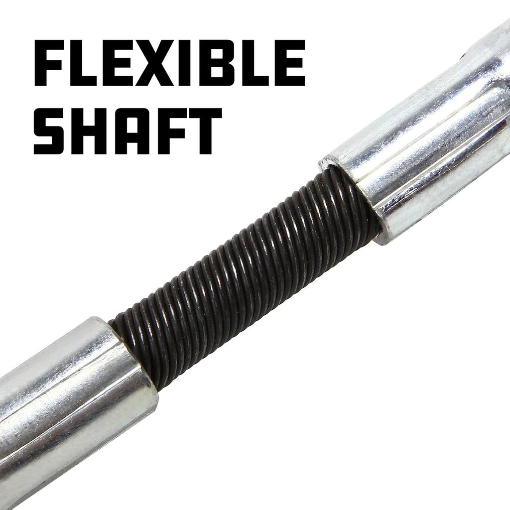 Powerbuilt Disk Brake Cylinder Hone 3/4 Inch to 2-1/4 Inch, 3 Piece 1-1/8 Inch Lenght #220 Medium Grit Stones Included, Adjustable Tension - 648401