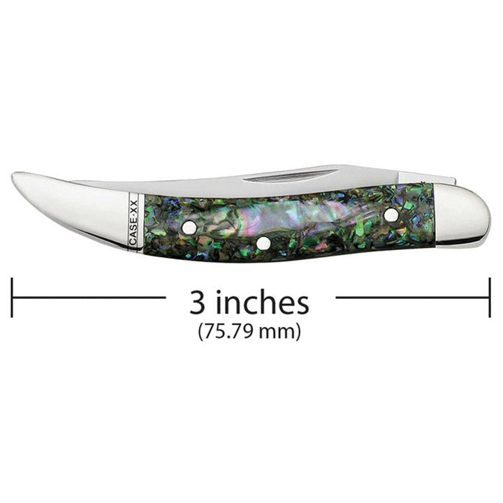 Case 12002 Abalone - Small Texas Toothpick (810096 SS)