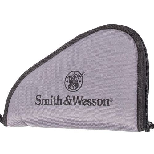 Smith & Wesson M&P Defender Handgun Case with Ballistic Fabric Construction and External Pockets for Shooting, Range, Storage and Transport , Black, Small