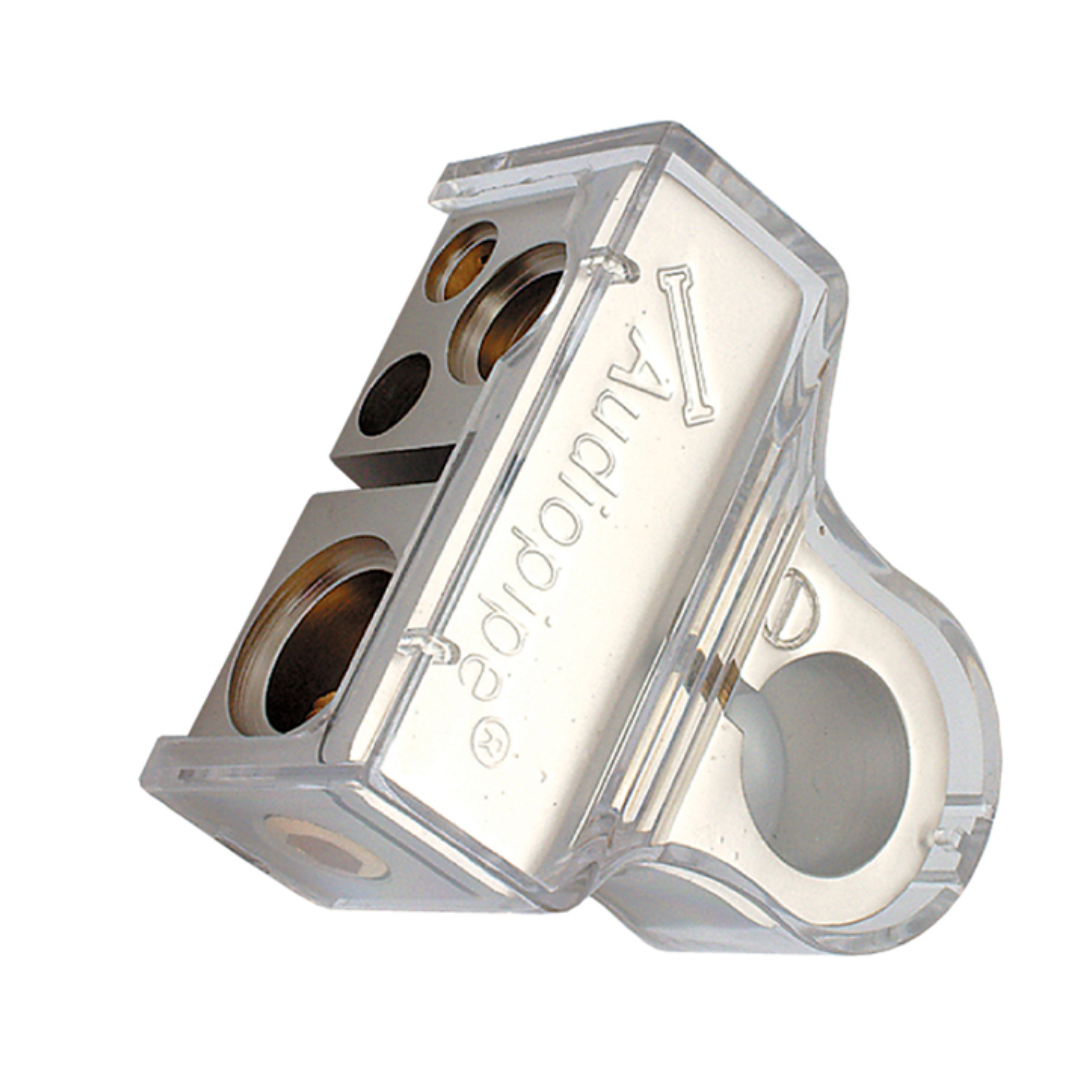 Audiopipe BTP705N Negative Battery Terminal – Platinum Finish, Multi-Feed Car Audio & Power Connection, Corrosion-Resistant
