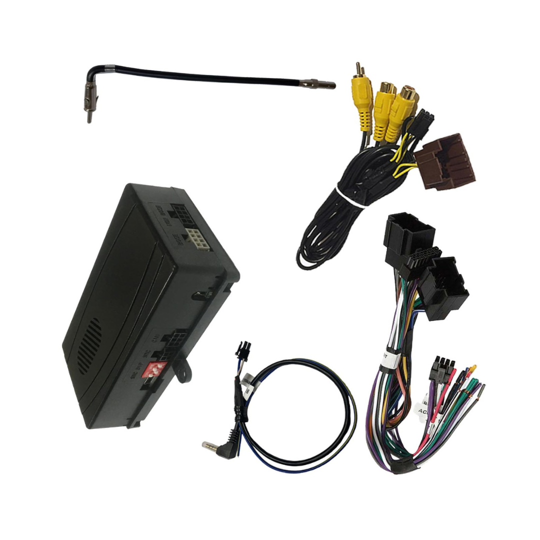 Crux SOOGM16V OnStar Radio Replacement Interface with SWC & Video Switcher – Retains OnStar, Steering Wheel Controls & Camera for GM LAN 29-Bit 2006-2017
