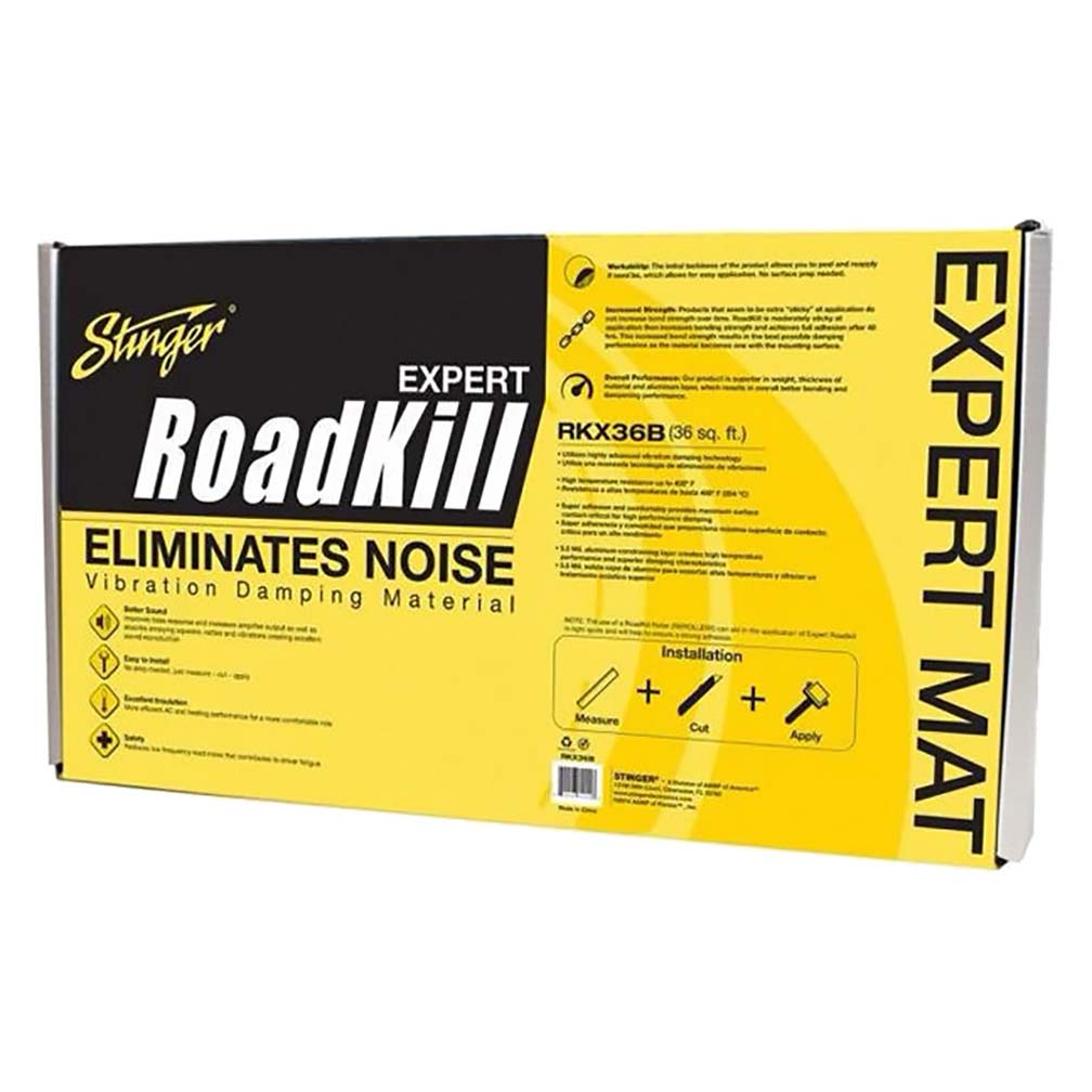 Stinger RKX36B Roadkill Expert Series Sound Damping Material Bulk Pack (Silver)