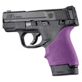 Hogue HandAll Beavertail Rubber Grip Sleeve for S&W Shield 9/40, Ruger LC9 / EC9, Purple - 18406