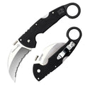 Cold Steel Tiger Claw 3.5" S35VN Razor-Sharp Serrated Blade 6" Easy-to-Grip G-10 Handle EDC Tactical Folding Knife with Tri-Ad Lock