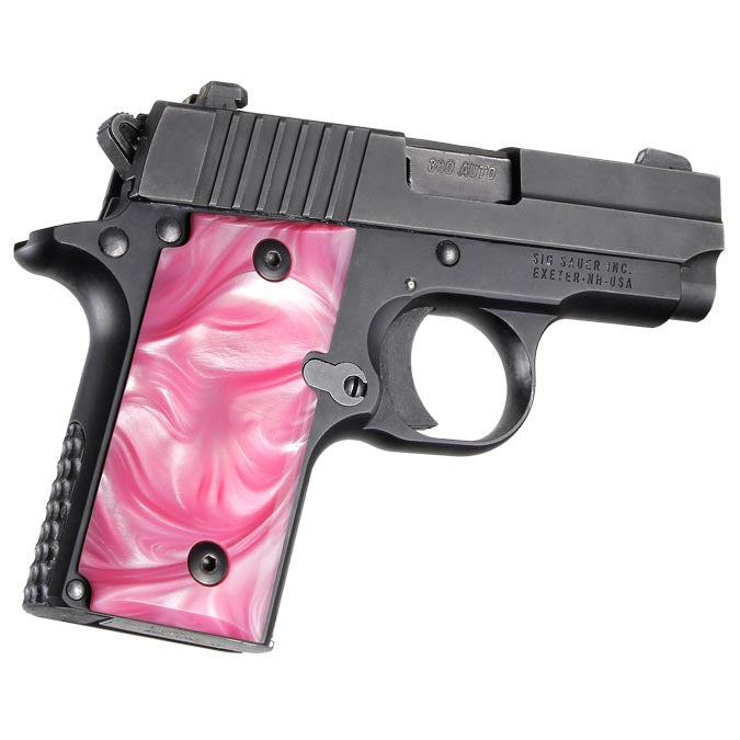 Hogue 38518 Sig P238 Grips, Pink Pearl