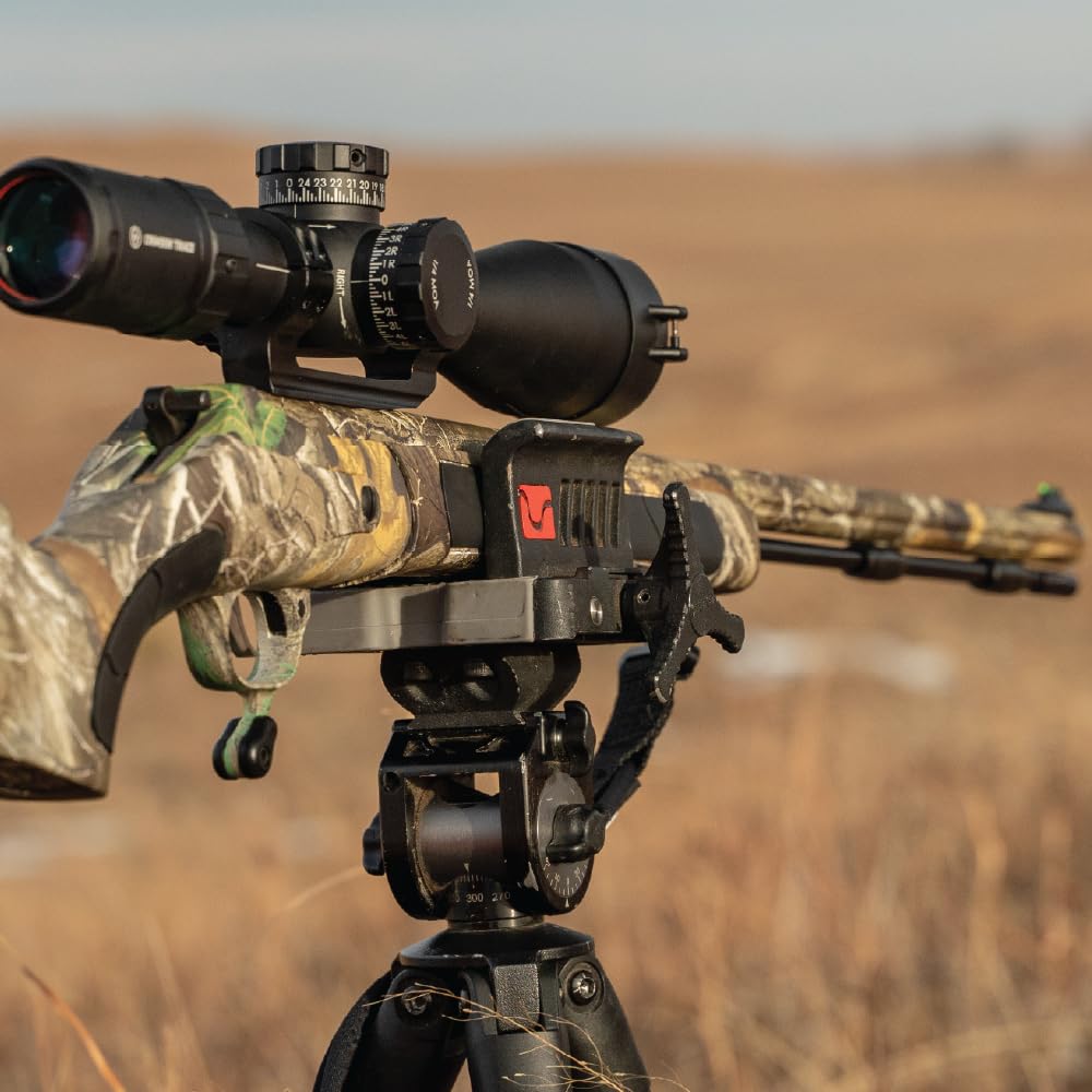 BOG DeathGrip Ultralite and Great Divide Head Combo with Durable Aluminum and Magnesium Construction, Universal Gun Rest, Quick Adjustment, and Ultra-Smooth Movement for Hunting, Shooting, and Outdoor