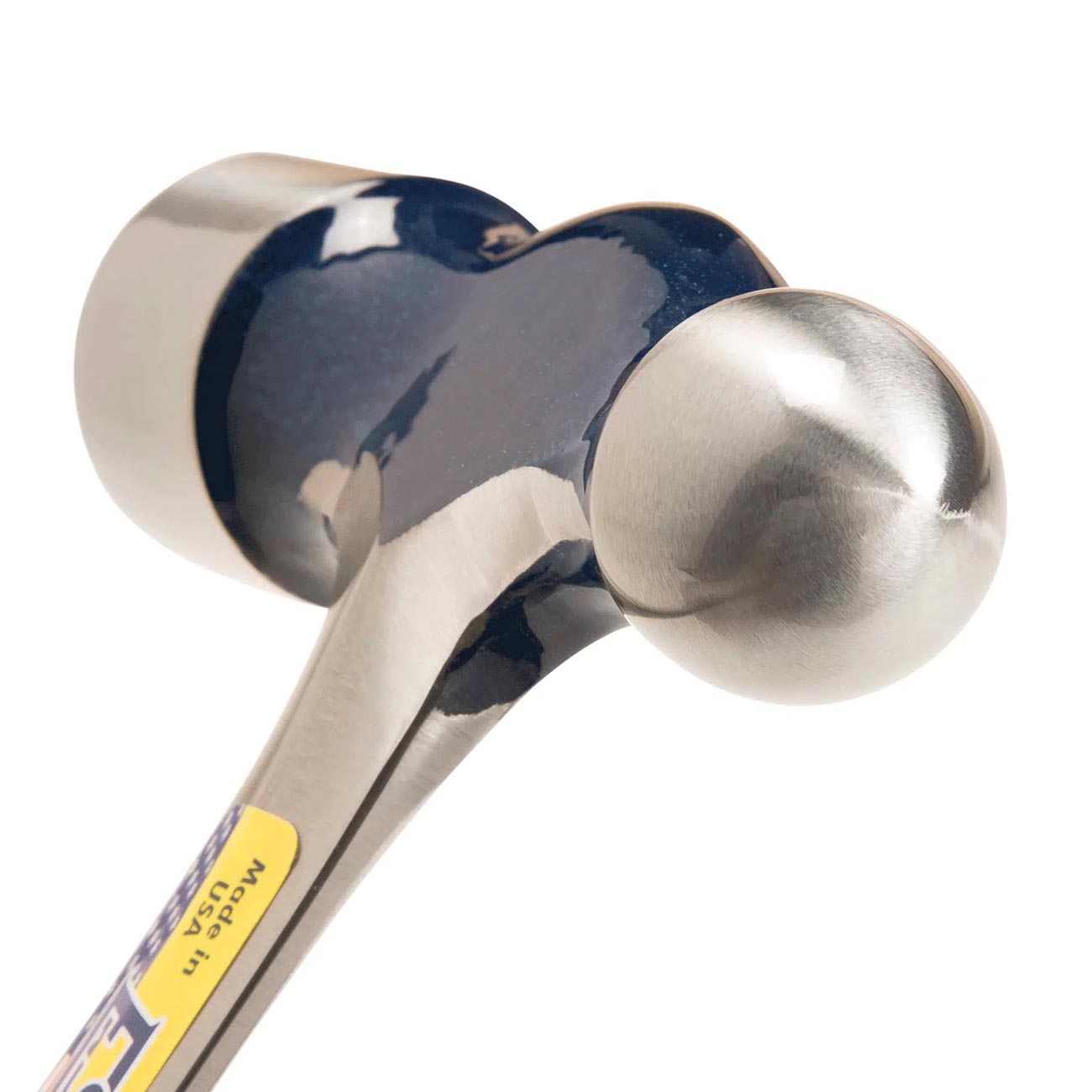 Estwing E3-32BP Ball Peen Hammer, Straight Nylon Vinyl Handle, 14 1/2 ", Steel 32 oz. Head, Blue