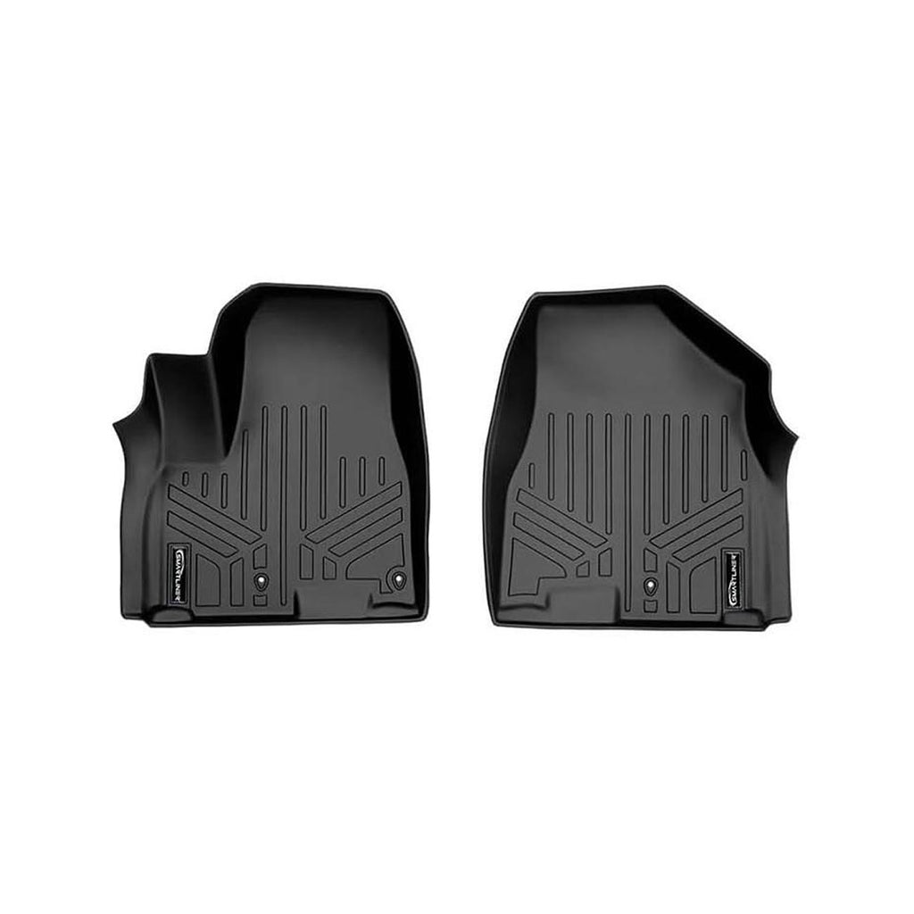 SMARTLINER SA0203B0203 Floor Liners Front & 2nd Row for 2015–2021 Kia Sedona 8-Passenger – All Weather Custom Fit, Black