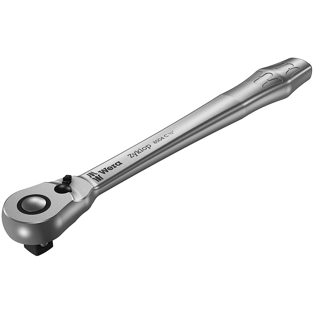 Wera - 4013288174062 05004064001 8004 C Zyklop Full Metal Ratchet with Switch Lever, 1/2" Drive