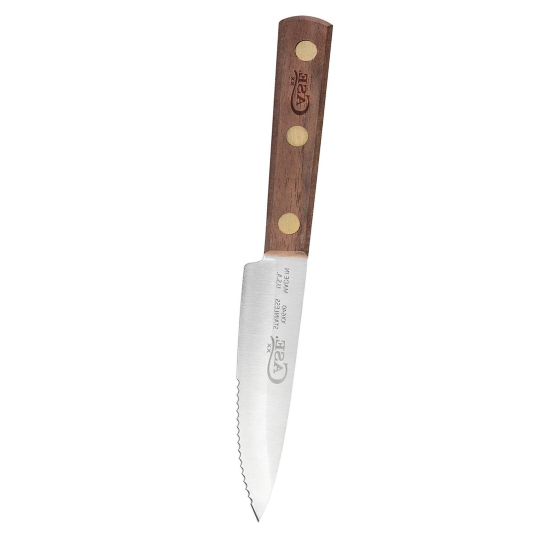 Case Knives 11079 Steak Knife with Solid Walnut Handle – 5" Tru-Sharp Surgical Stainless Steel Blade Kitchen Cutlery