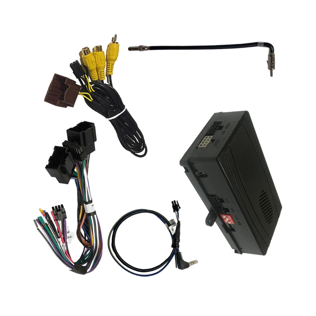 Crux SOOGM16V OnStar Radio Replacement Interface with SWC & Video Switcher – Retains OnStar, Steering Wheel Controls & Camera for GM LAN 29-Bit 2006-2017