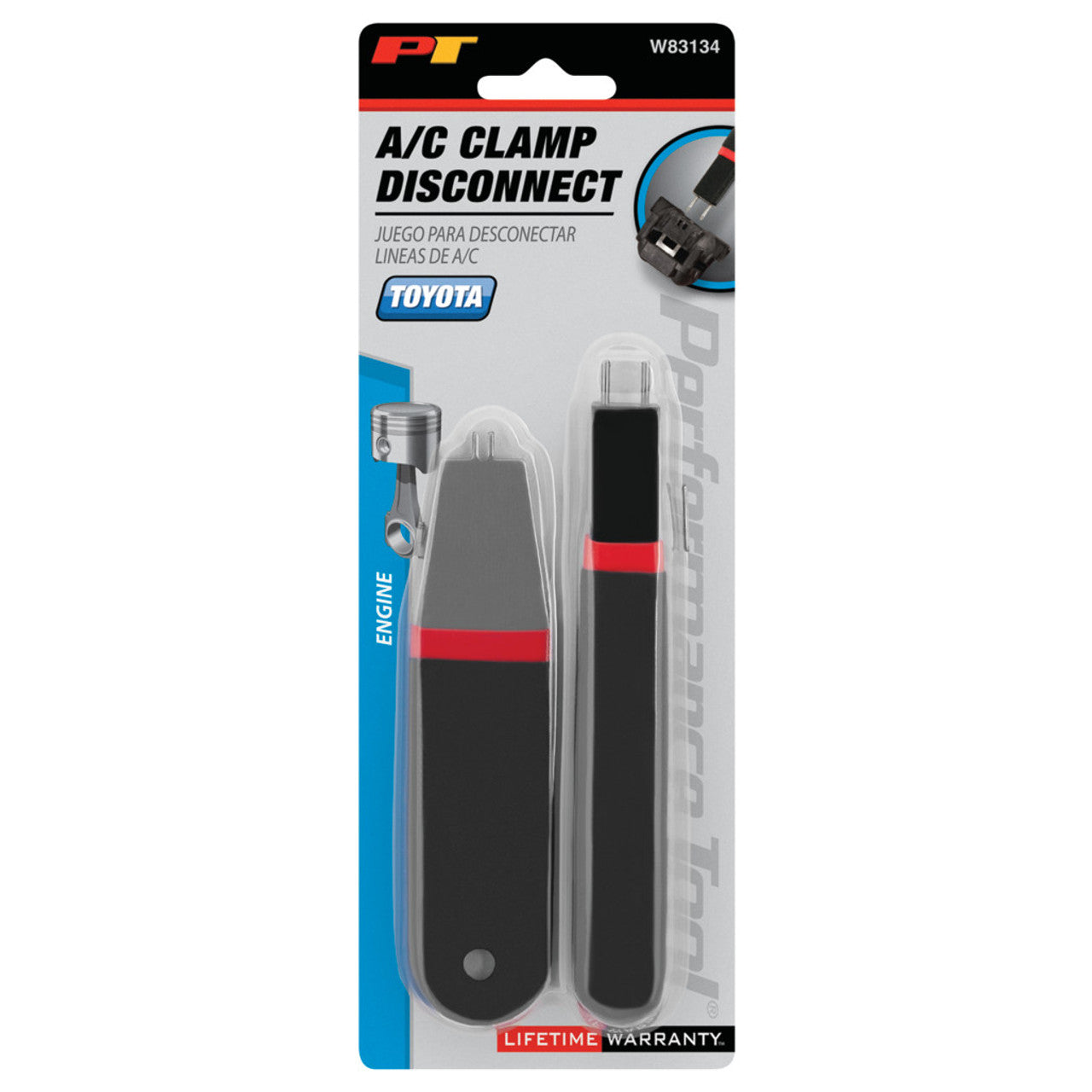 Performance Tool W83134 Quick Connect Release Tool for High and Low-Pressure Air Conditioning Lines on 1998+ Toyotas