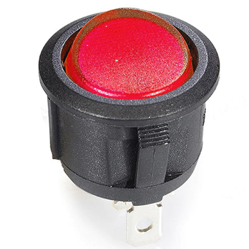 Audiopipe EC1215 Switch Round Rocker W/red Led 10 Pack