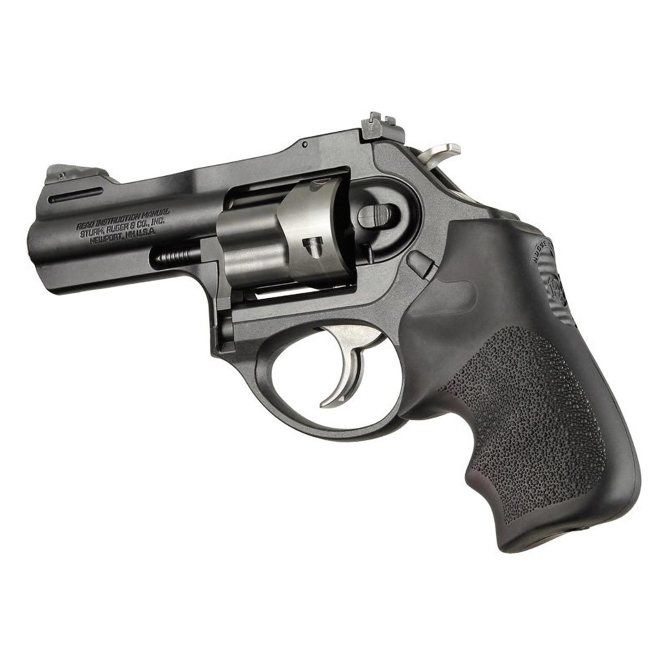 Hogue 78020 Ruger LCR Finger Groove Rubber Tamer Cushion Grip Black